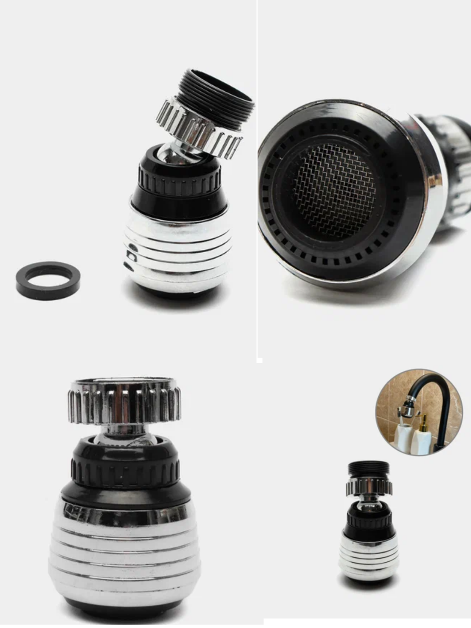 Насадка на кран для кухни водосберегающая, аэратор для смесителя