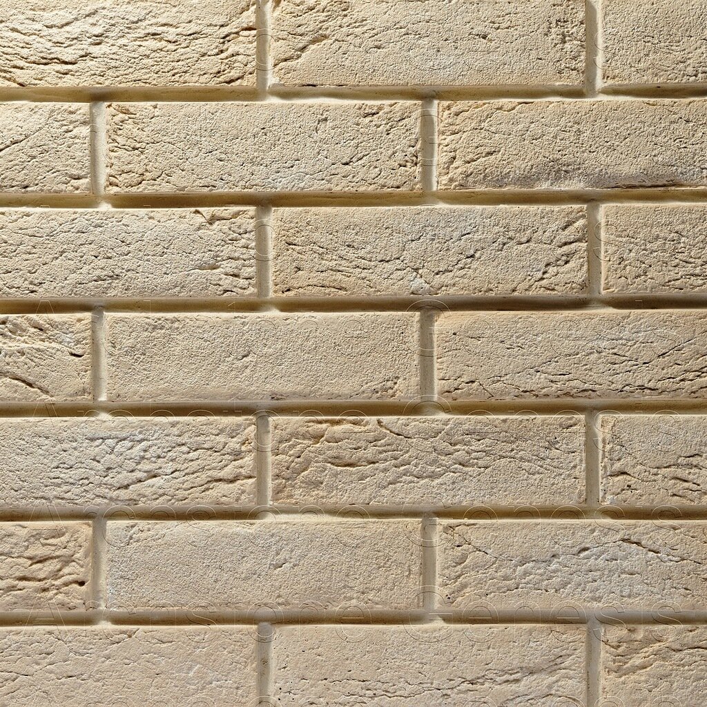 Фасадная плитка (В106-01) 210х60х15мм BRICK, персиковый, плоскостной, нормативная ширина шва 10мм, (упаковка 0,924м2)