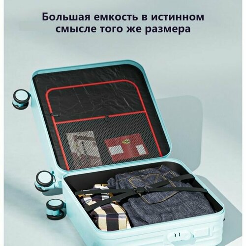 фото Чемодан homelink, ручная кладь, 33х50, светло-синий