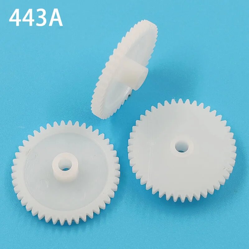Пластиковые шестерни дисковые 443A 0,5 модуля 10 шт, 44 Teeth, 3mm Tight