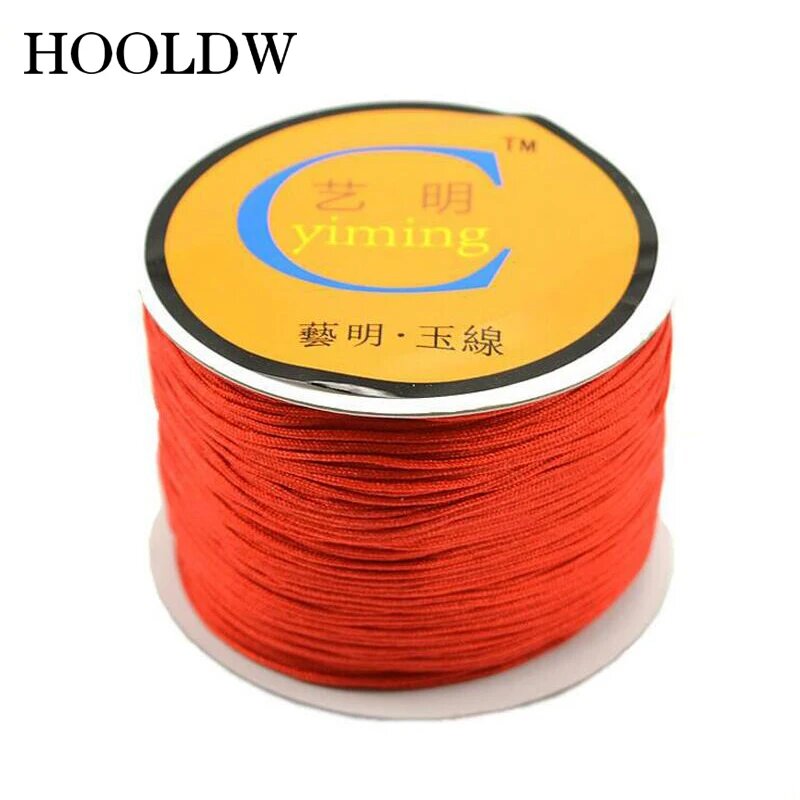 Хлопковый и нейлоновый шнур для рукоделия HOOLDW 1.5mm About 45m Оранжевый