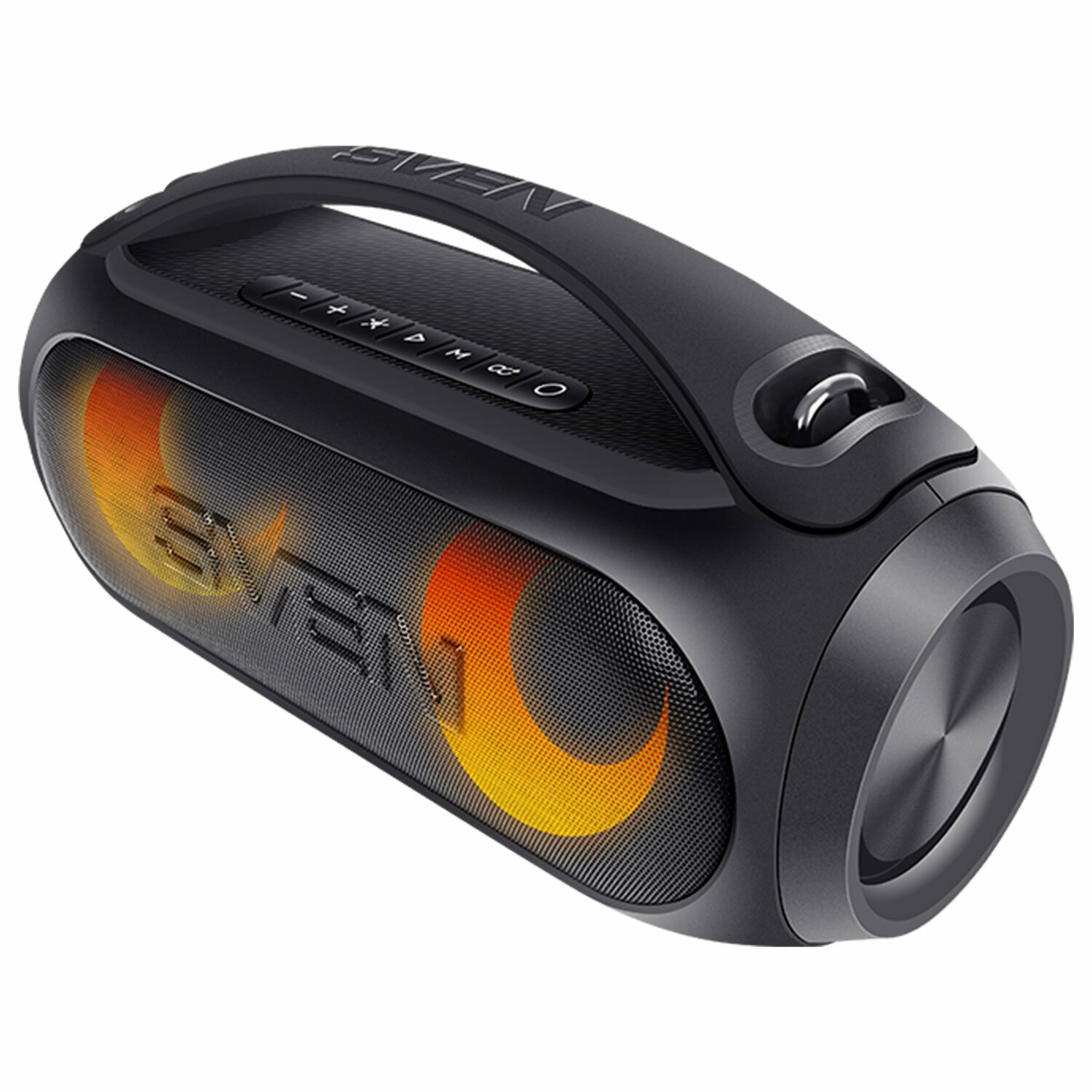 Колонка портативная SVEN PS-380, 40 Вт, TWS, Bluetooth, FM, USB, черный, SV-021290 — фото 1