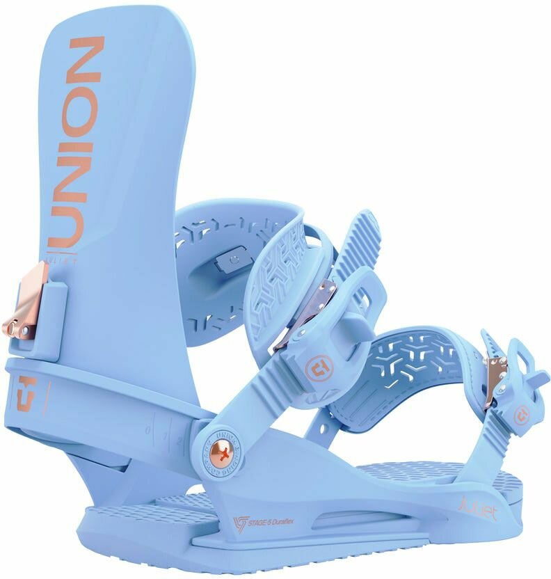 Крепления сноубордические UNION JULIET (24/25) Bluebell, M, жесткость базы и хайбека 7, 2x4, 4x4 и The Channel