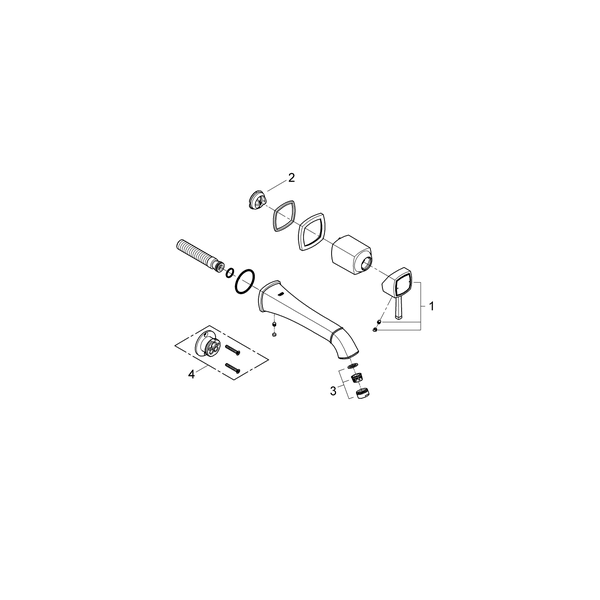 Смеситель для раковины GROHE - фото №3