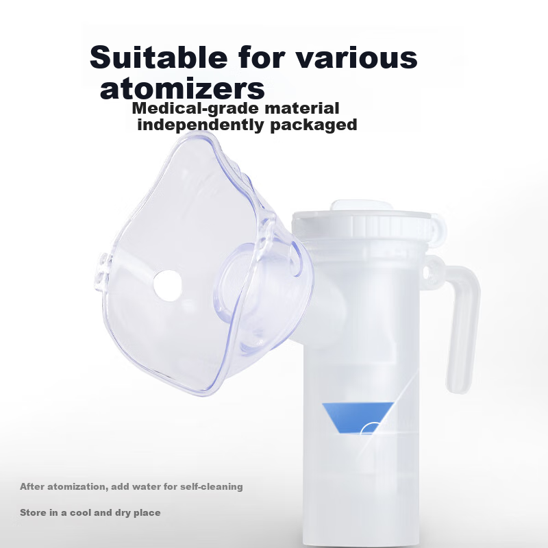 Комплектующие И Запчасти Для Ингаляторов Folee (Folee) Nebulizer Mask Mouthpiece for Children and Adults Medical Nebulizer Cup Accessories Cup Adjustable Nebulizer Component WP03