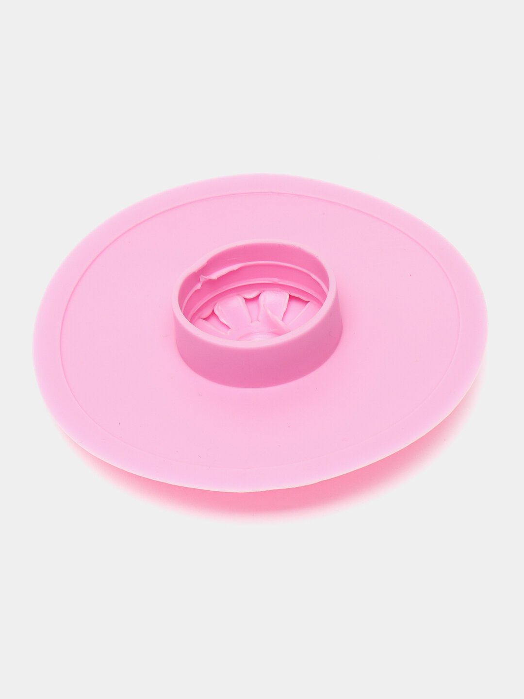 Пробка для слива, диаметр от 4 см, резиновая, цвет розовый, длина 10 см — фото 1