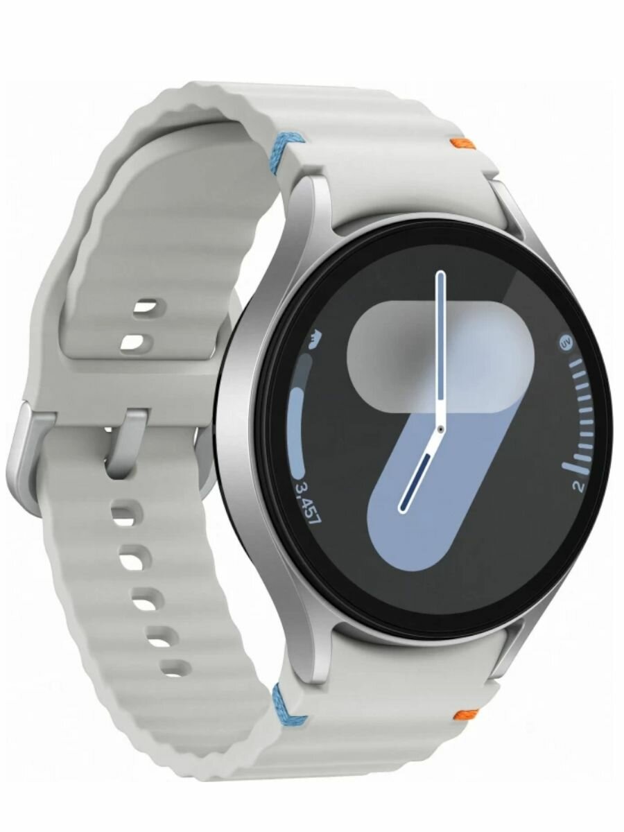 Samsung Смарт-часы Galaxy Watch 7, SM-L310, Wi-Fi, 44 мм, серебряный — фото 1