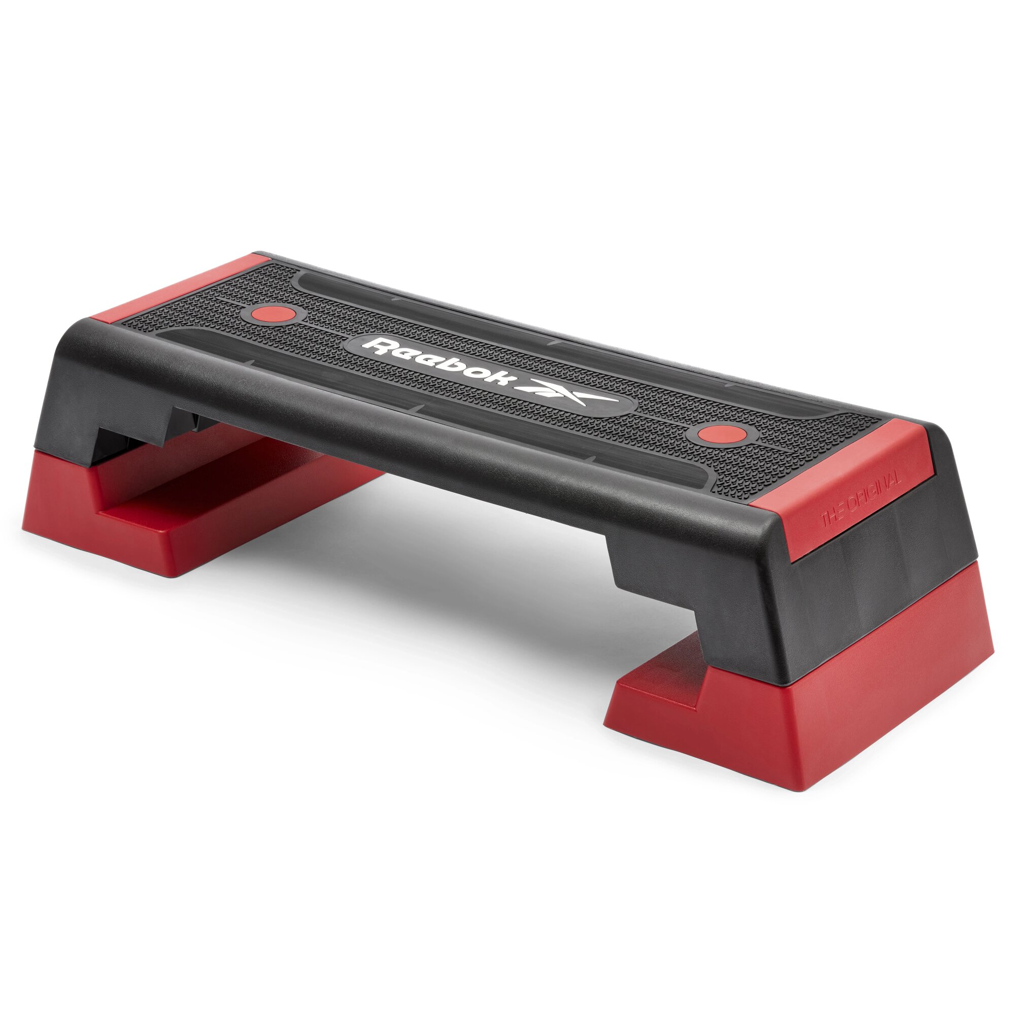 Степ-платформа Reebok step RAP-11150RD, 3 уровня, красный/черный