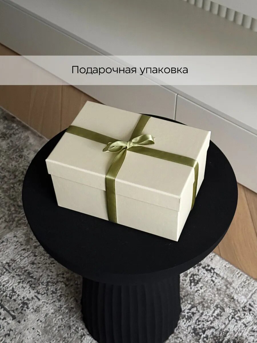 Свеча ароматическая в гипсе с деревянный фитилем, кокосовый воск, Adele — фото 1