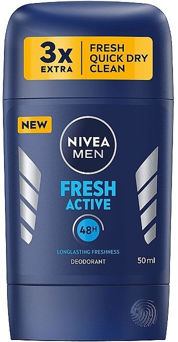 Дезодорант-антиперспирант Nivea Men Original Чёрное и Белое стик, 50 ml — фото 1