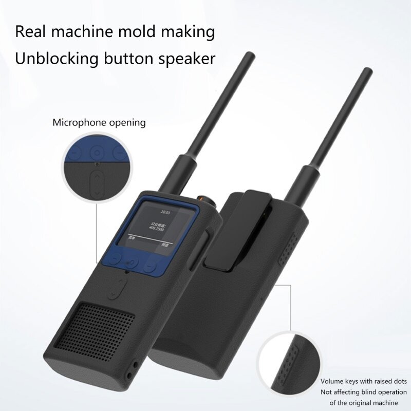 Рации Xiaomi Подходит для нового защитного чехла для портативной рации Xiaomi 3-го поколения-черного и серого