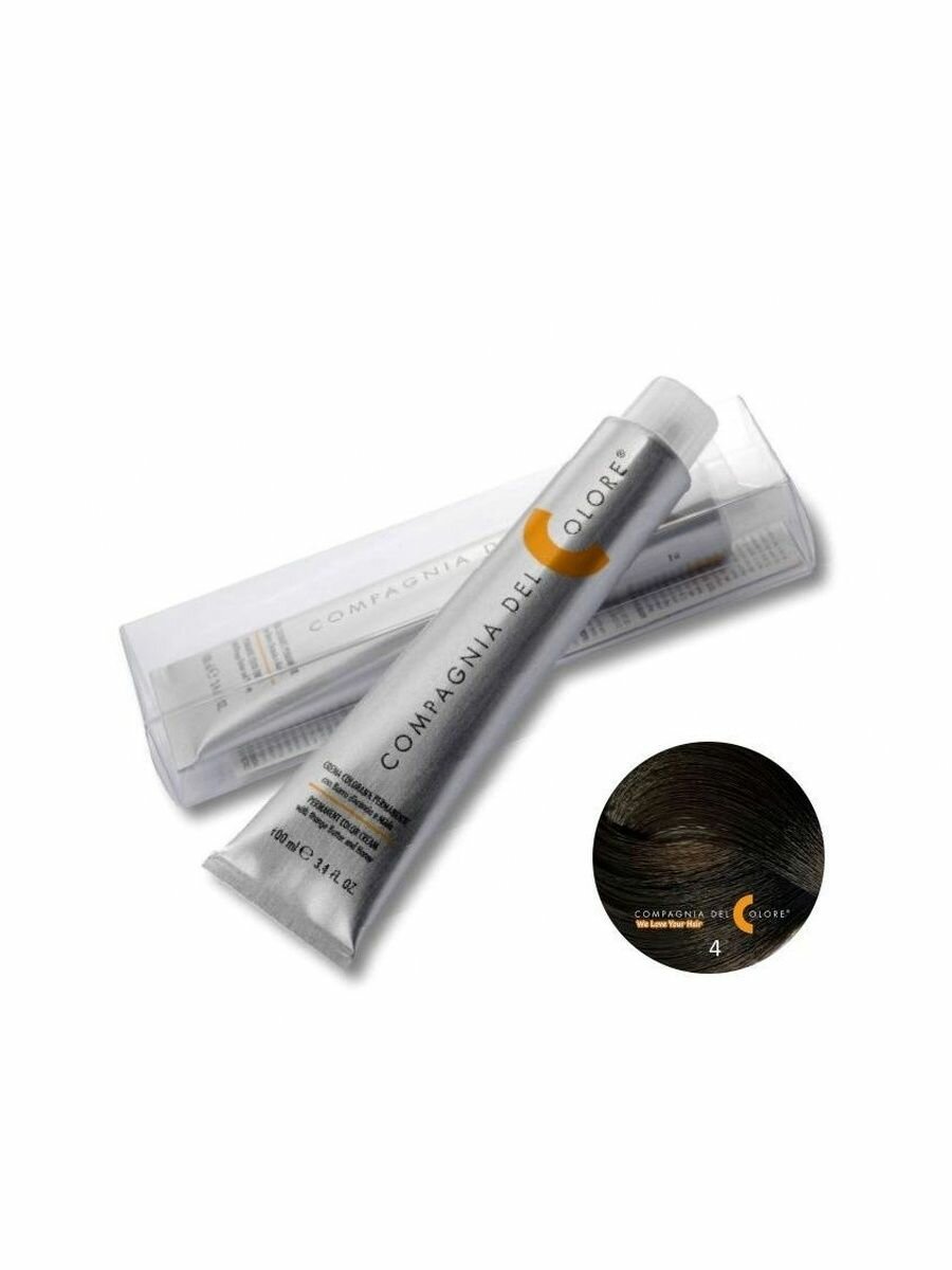 CDC 4 коричневый; cтойкая краска для волос 100 мл — фото 1