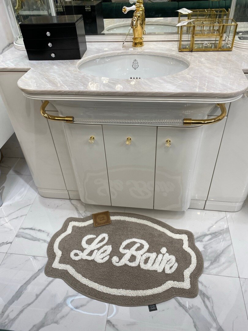 Коврик для ванной Casaentera CE03-LS00867-4 бежевый 800x500