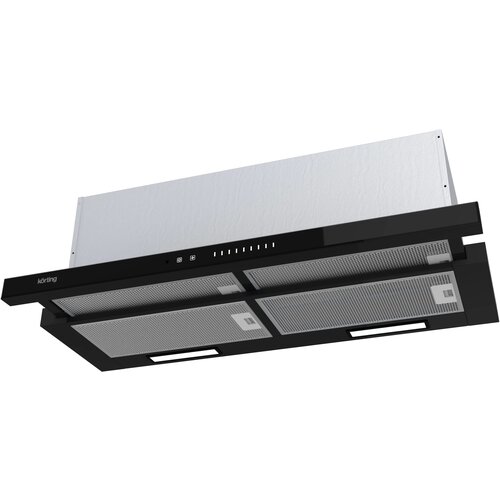 Встраиваемая вытяжка Korting KHP 9975 GN цвет корпуса черный цвет окантовкипанели черный 27990₽
