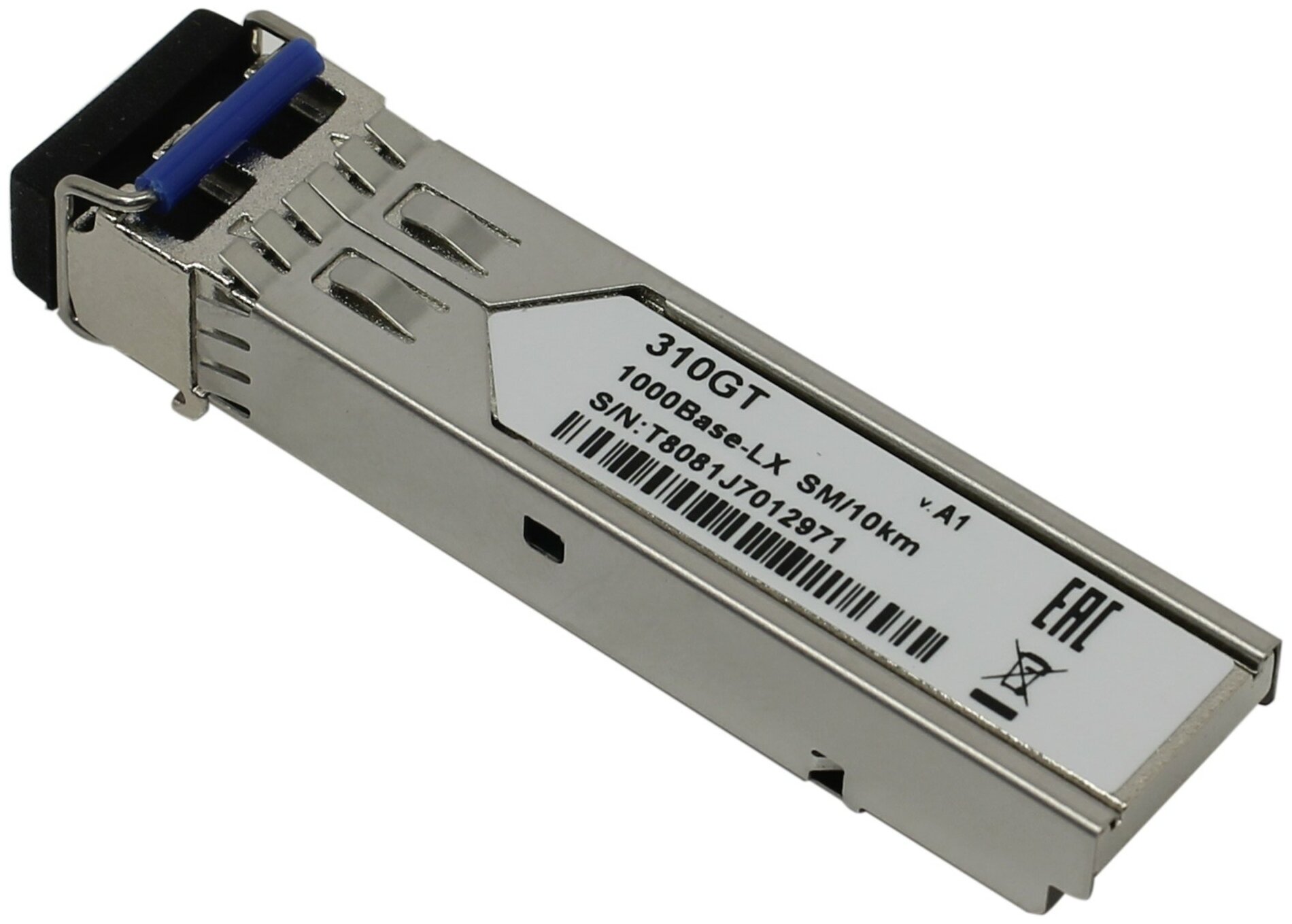 Трансивер D-Link 310GT/A1A OEM SFP с 1 портом 1000Base-LX для одномодового оптического кабеля (до 10 км)