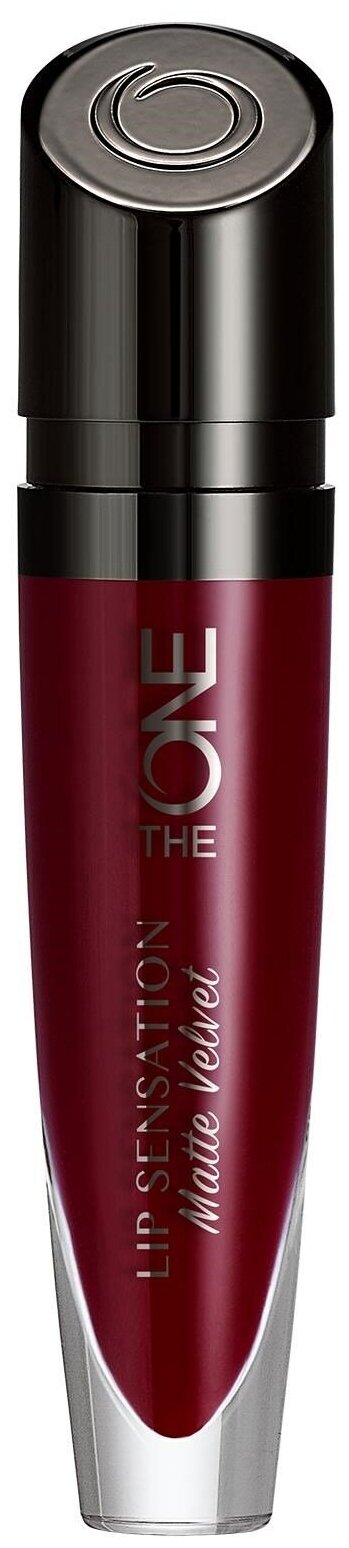 Oriflame жидкая помада для губ The ONE Lip Sensation Matte Velvet, оттенок стильный бордо