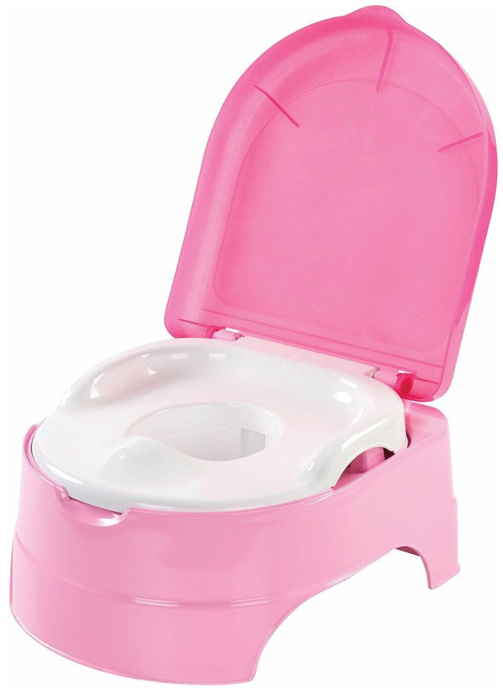 Горшок-подножка (2 в 1) My Fun Potty, розовый