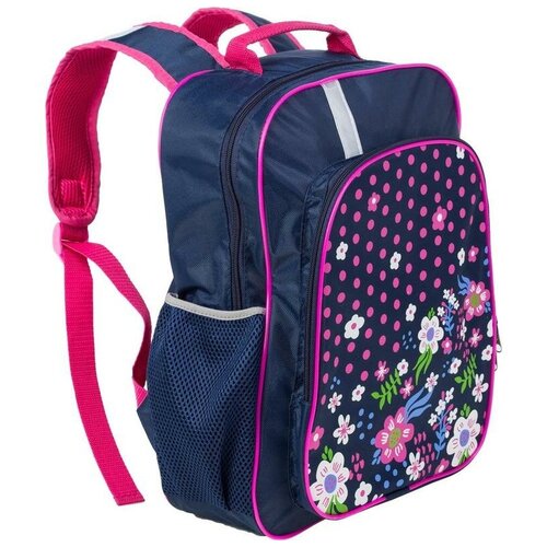 фото №1 school рюкзак цветочная фантазия, синий