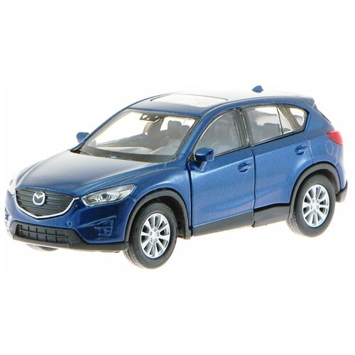 Машинка Welly Mazda CX-5 (43729F) 1:34, 12 см, синий машинка welly mazda cx 5 43729f 1 34 12 см белый