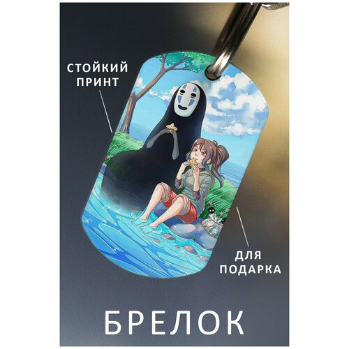 фото Брелок для ключей унесенные призраками мужской женский аксессуар, брелок на ключи детский подарок ребенку сыну или дочке в виде жетона zhenya cloud