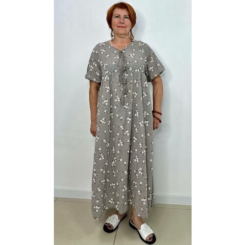 Платье женское. Летнее женское платье. Платье женское макси. Хлопковое женское платье. Размер 48-54