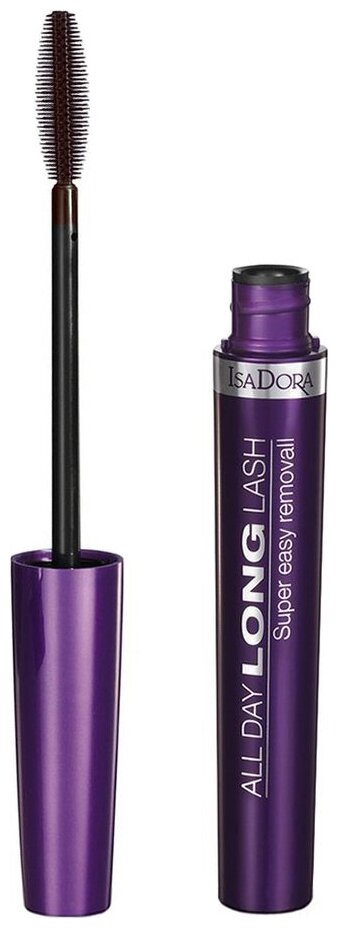 IsaDora Тушь для ресниц All Day Long Lash, 23 black brown