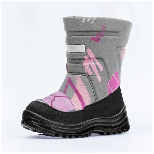 фото Сапоги котофей размер 28, 44 серый/розовый