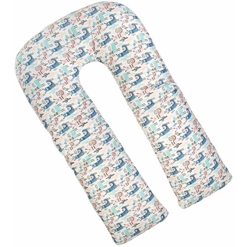 фото Наволочка к подушке для беременных amarobaby u-образная 340х35 (ламы)