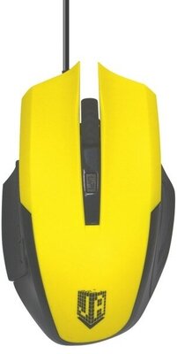 Мышь USB Jet.A Comfort OM-U54LED оптическая, 2400dpi, LED подсветка, Yellow