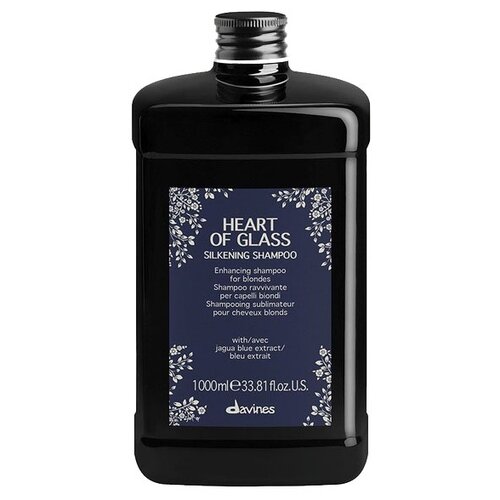 Davines шампунь Heart of glass для сияния блонд, 1000 мл davines кондиционер heart of glass питательный для защиты и сияния блонд 250 мл