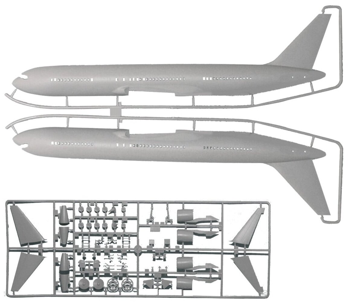 Сборная модель Звезда Самолет Боинг 767 - фото №5