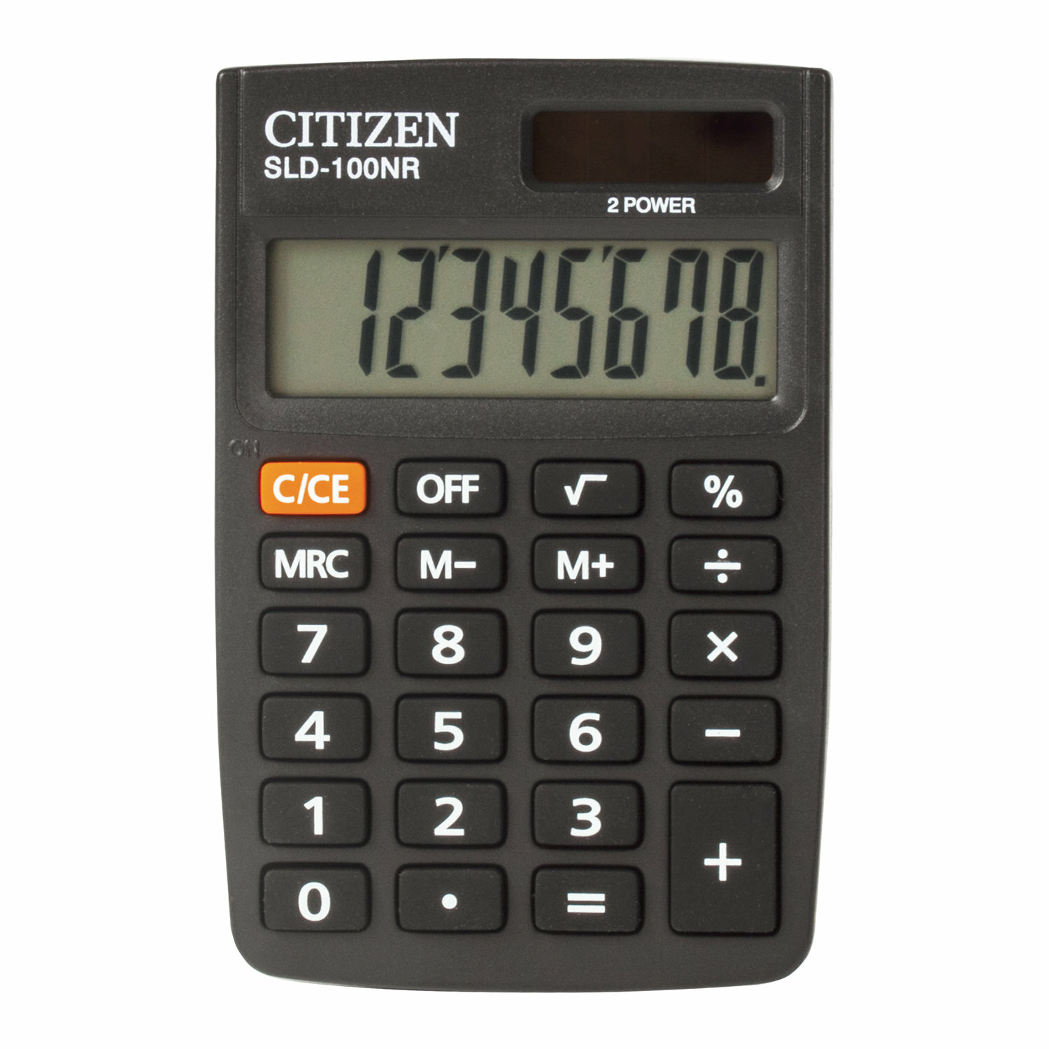 Калькулятор карманный CITIZEN SLD-100NR (90х60мм) 8 разрядов двойное питание