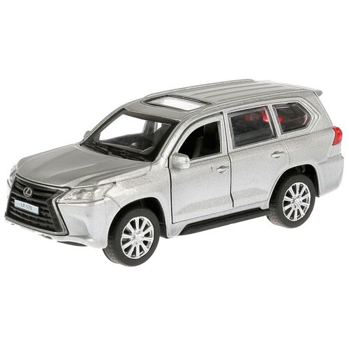 Машина металлическая Технопарк LEXUS LX570 матовый, цвет серебристый