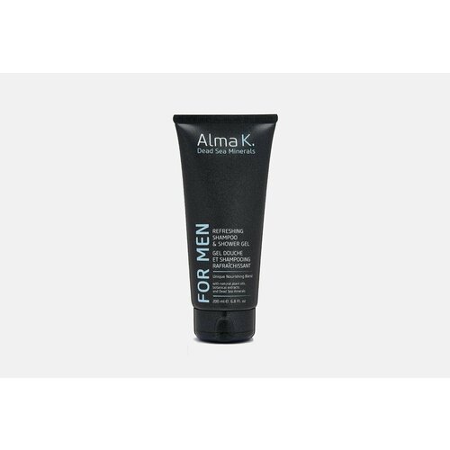 Освежающий гель и шампунь для мужчин Alma K. refreshing shampoo & shower gel