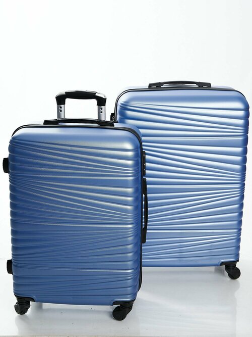 Комплект чемоданов Feybaul 31626, ABS-пластик, размер M, синий