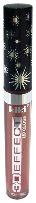 Kiki Блеск для губ 3D Effect, 916 красновато-коричневый металлик