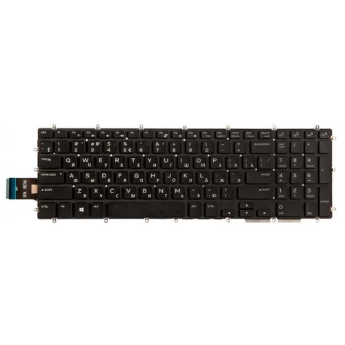 Клавиатура ZeepDeep для ноутбука Dell Alienware M15 R1 2018 черная с подсветкой 336200₽