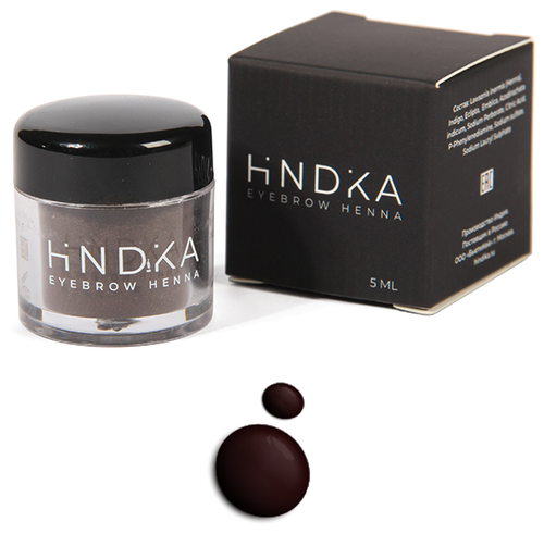 Hindika Хна для бровей и ресниц, espresso, 5 мл