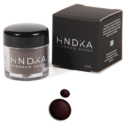 Hindika Хна для бровей и ресниц, espresso, 5 мл тинты для бровей hindika хна для бровей и ресниц cinnamon корица
