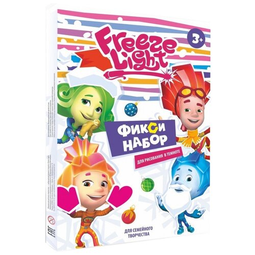 Планшет для рисования светом детский Freeze Light А4 Фиксики Зима