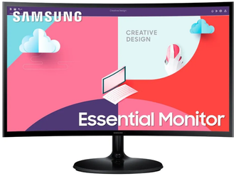 23.8" Монитор SAMSUNG S24C360EAI, VA, 1920x1080, 75Hz, черный