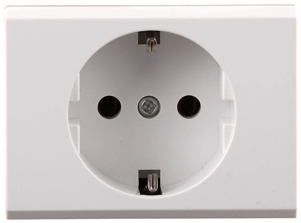 фото Розетка СВЕТОЗАР SV-54400-W, 16 А, с заземлением