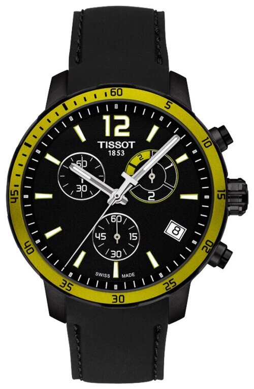 Наручные часы TISSOT T-Sport T095.449.37.057.00, желтый, черный