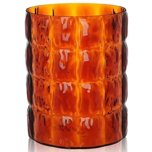 Kartell Matelasse Ваза, 30 см, янтарный