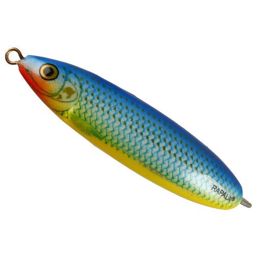 фото Блесна rapala minnow spoon rms08-bsh колеблющаяся 22 г 80 мм