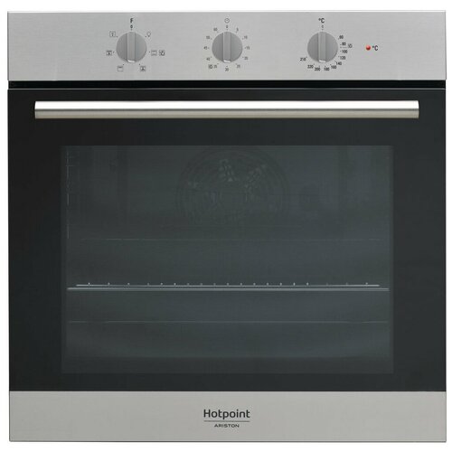 Электрический духовой шкаф Hotpoint FA2 534 H IX, серебристый электрический духовой шкаф hotpoint ariston fa2 540 h ix ha