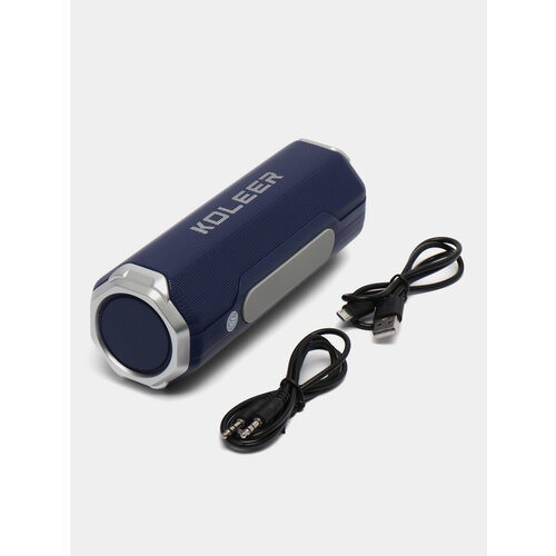 Беспроводная колонка Bluetooth 50 Stereo AUX USB Flash Micro SD FM Blue 115000₽