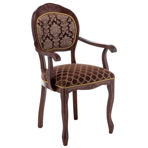 фото Woodville woodville стул деревянный кухонный, обеденный, для гостиной кресло лауро орех / шоколад 57*57*100 орех /шоколад