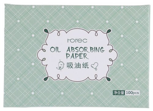 Rorec Матирующие салфетки Oil Absorbing Paper, 100 шт.