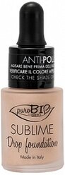 PuroBIO Тональный флюид Sublime Drop Foundation, SPF 10, 15 мл/19 г, оттенок: 00